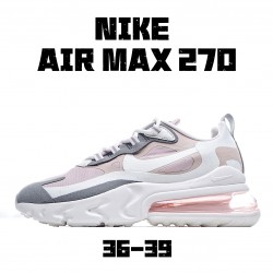 Nike Air Max 270 React dámskés CI3899 500 Bílý Černá Růžový běžné boty 