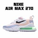 Nike Air Max 270 React dámskés CT1265 400 Růžový Bílý Černá běžné boty