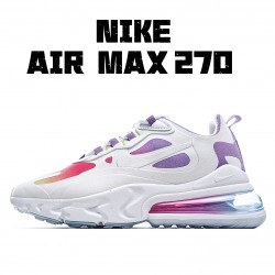 Nike Air Max 270 React dámskés CU2995 911 Nachový Bílý běžné boty 