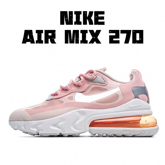 Nike Air Max 270 React dámskés Růžový Bílý běžné boty CQ5420 611