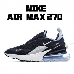 Nike Air Max 270 Pánské a dámské AH6789-009 Černá Bílý Šedá běžné boty 