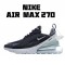 Nike Air Max 270 Pánské a dámské BQ9240 001 Černá Bílý běžné boty 