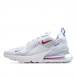 Nike Air Max 270 Pánské a dámské CD7338 100 Bílý Červené Modrý běžné boty 