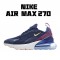 Nike Air Max 270 dámskés AH6789 402 Deep Modrý Bílý běžné boty 