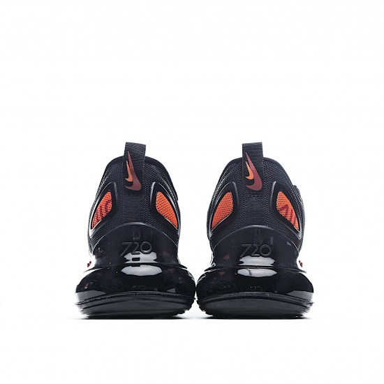 Nike Air Max 720 Černá Červené běžné boty AO2924 013 oranžový Pánskés