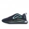 Nike Air Max 720 Černá Modrý běžné boty AO2924 010 Pánské a dámské 