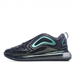 Nike Air Max 720 Pánské a dámské AO2924 003 Černá Modrý běžné boty 