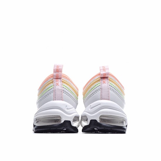 Nike Air Max 97 Bílý oranžový běžné boty CZ6087 100 dámskés