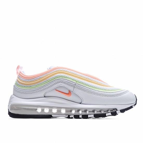 Nike Air Max 97 Bílý oranžový běžné boty CZ6087 100 dámskés