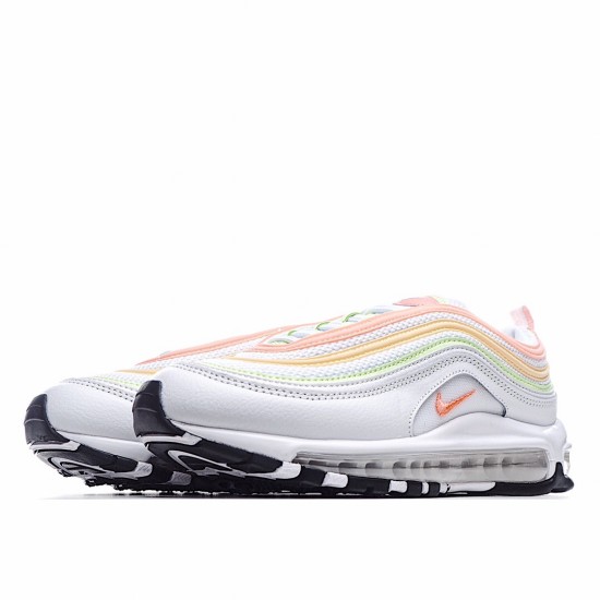 Nike Air Max 97 Bílý oranžový běžné boty CZ6087 100 dámskés