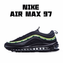 Nike Air Max 97 Černá Zelená AJ1 teniska986 111 Pánské a dámské běžné boty 