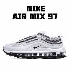 Nike Air Max 97 Černá Bílý BV0129 100 Pánské a dámské běžné boty 