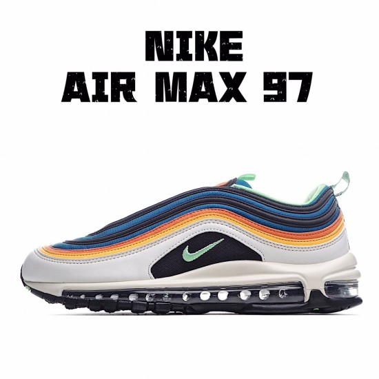 Nike Air Max 97 Zelená Abyss Illusion Zelená CZ7868 300 Pánské a dámské běžné boty