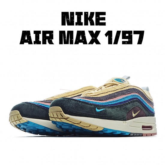 Nike Air Max 97 Sean Wotherspoon Žlutá Šedá běžné boty AJ4219 400 Pánské a dámské