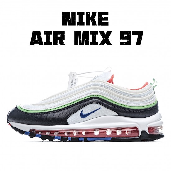 Nike Air Max 97 Pánské a dámské běžné boty 921522 105 Bílý Černá