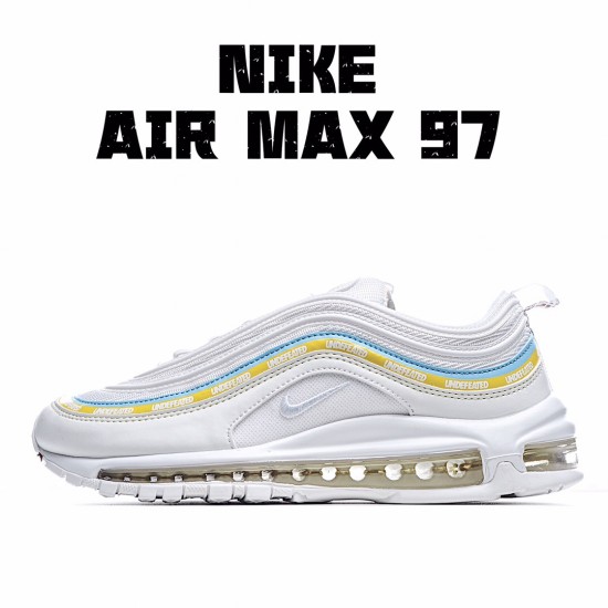 Nike Air Max 97 Bílý Žlutá běžné boty AJ1 teniska986 007 Pánské a dámské