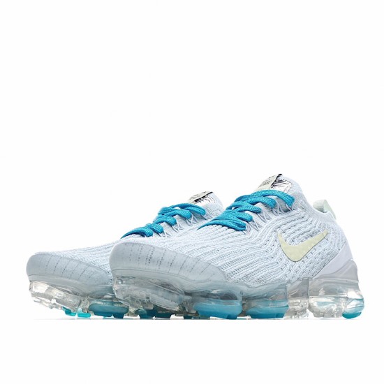 Nike Air VaporMax Flyknit 3 Šedá Modrý Žlutá AJ6900-800 Pánské a dámské běžné boty