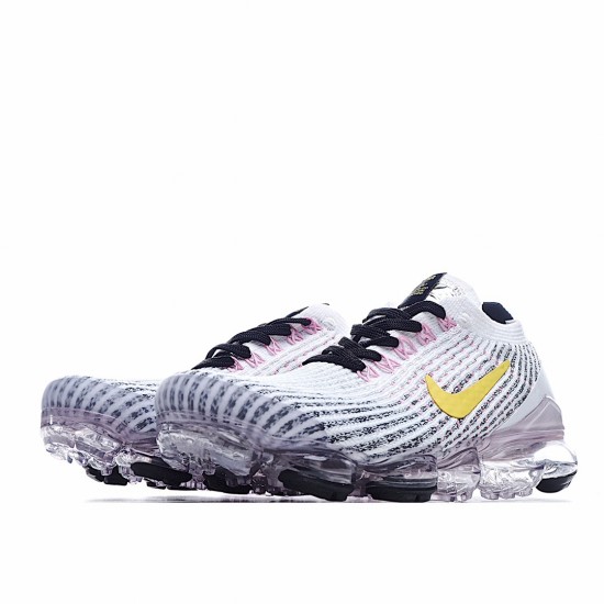 Nike Air VaporMax 2019 Bílý Žlutá běžné boty AJ6900 103 Pánské a dámské