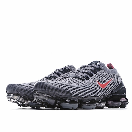 Nike Air VaporMax Flyknit 3.0 Šedá Červené AJ6900 012 Pánské a dámské běžné boty