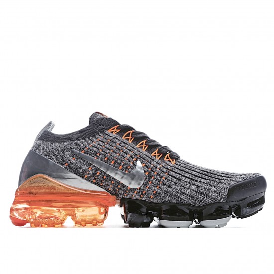 Nike Air VaporMax Flyknit 3.0 Pánskés běžné boty AJ6900 024 Šedá stříbrný oranžový