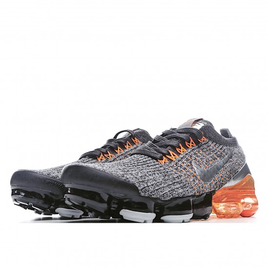 Nike Air VaporMax Flyknit 3.0 Pánskés běžné boty AJ6900 024 Šedá stříbrný oranžový