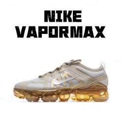 Nike Air VaporMax Flyknit 2019 dámskés AR6631 101 Zlato Šedá běžné boty 