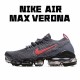 Nike Air VaporMax Flyknit 3.0 Šedá Červené běžné boty CT1270 001 Pánské a dámské