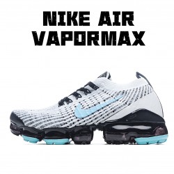 Nike Air VaporMax Flyknit 3.0 Bílý Modrý Černá běžné boty CT1274 100 Pánské a dámské 