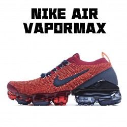 Nike Air VaporMax Flyknit Černá Červené AJ6900 600 Pánské a dámské běžné boty 