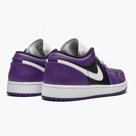 Nike Jordans 1 Retro Low Court Purple Court Purple/White-Black Boty