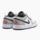 Nike Jordans 1 Retro Low Light Smoke Grey Lt Smoke Grey/Gym Red White Boty