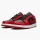 Nike Jordans 1 Retro Low Reverse Bred Gym Red/Black Gym Red/White Boty