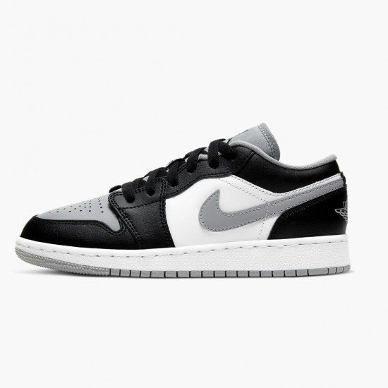 Nike Jordans 1 Retro Low Smoke Grey Black/Black/Lt Smoke Grey Boty