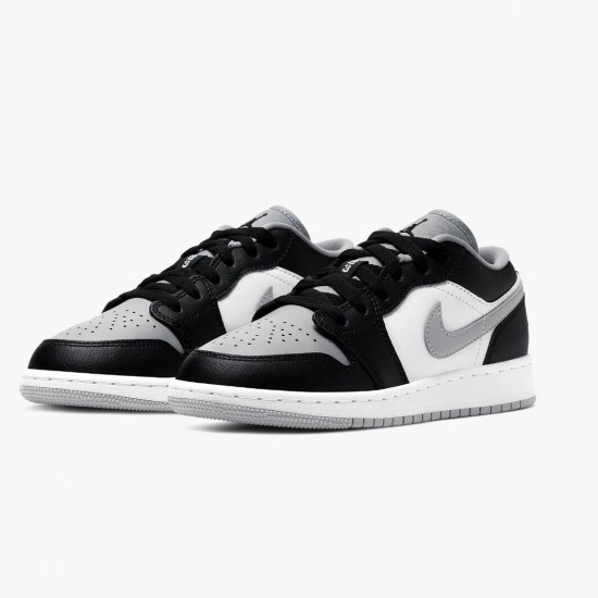 Nike Jordans 1 Retro Low Smoke Grey Black/Black/Lt Smoke Grey Boty