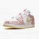 Nike Jordans 1 Mid SE GS Paint Drip Arctic Punch Dámskés Boty