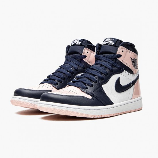 Nike Jordans 1 High OG Bubble Gum Atmosphere/White-Laser Pink-Obsidian Boty