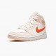 Nike Jordans 1 Mid SE Corduroy Sail Sail/Orange Quartz/White/Orange Boty