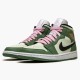 Nike Jordans 1 Mid SE Dutch Green Dutch Green/Black/Barely Green/Arctic Pink Dámskés Boty