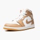 Nike Jordans 1 Mid Tan Gum Tan/White/Gum Boty