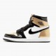 Nike Jordans 1 Retro Gold Toe Black/Metallic Gold/Summit Whi Boty