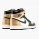 Nike Jordans 1 Retro Gold Toe Black/Metallic Gold/Summit Whi Boty