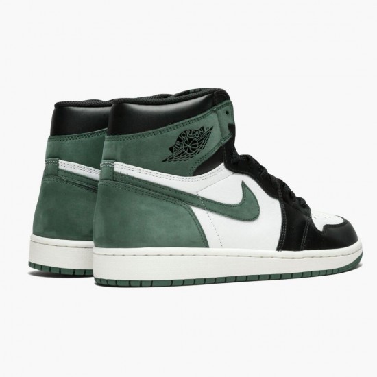 Nike Jordans 1 Retro High Clay Green Summit White/Clay Green-Black Boty