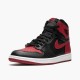 Nike Jordans 1 Retro High OG Banned Bred Black/Varsity Red-White Boty