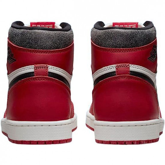 Nike Jordans 1 Retro High OG Chicago Lost and Found Varsity Red/Black-Sail-Muslin Pánské Boty