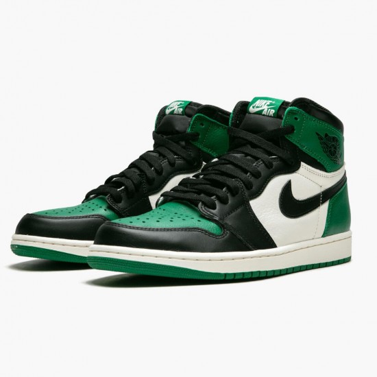 Nike Jordans 1 Retro High Pine Green Pine Green/Black Sail Boty