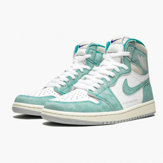 Nike Jordans 1 Retro High Turbo Green Turbo Green/Sail White Boty