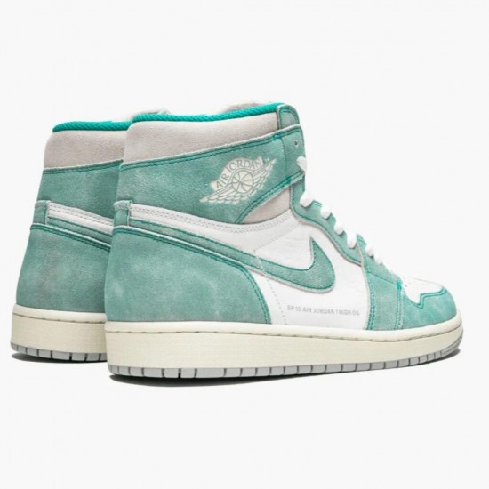 Nike Jordans 1 Retro High Turbo Green Turbo Green/Sail White Boty