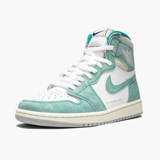 Nike Jordans 1 Retro High Turbo Green Turbo Green/Sail White Boty