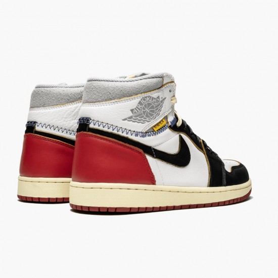 Nike Jordans 1 Retro High Union Los Angeles Black Toe White/Black/Varsity Red/Black Pánské Boty