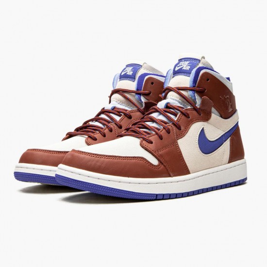 Nike Jordans 1 Zoom CMFT Team Red Team Red/Sail-Hyper Royal Boty